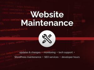 Monthly Website Maintenance Package