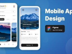 Mobile App Prototype UI Design